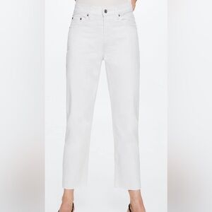 NEW Mango High Rise Straight Leg Jeans